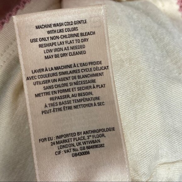 Anthropologie Maeve Floral Knit Bell Sleeve Bohemian Dress XS Anthousai Hippie - Picture 12 of 15